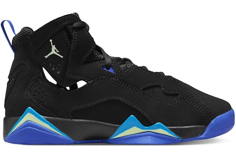 Jordan True Flight Black Hyper Royal Photo Blue Barely Volt (GS