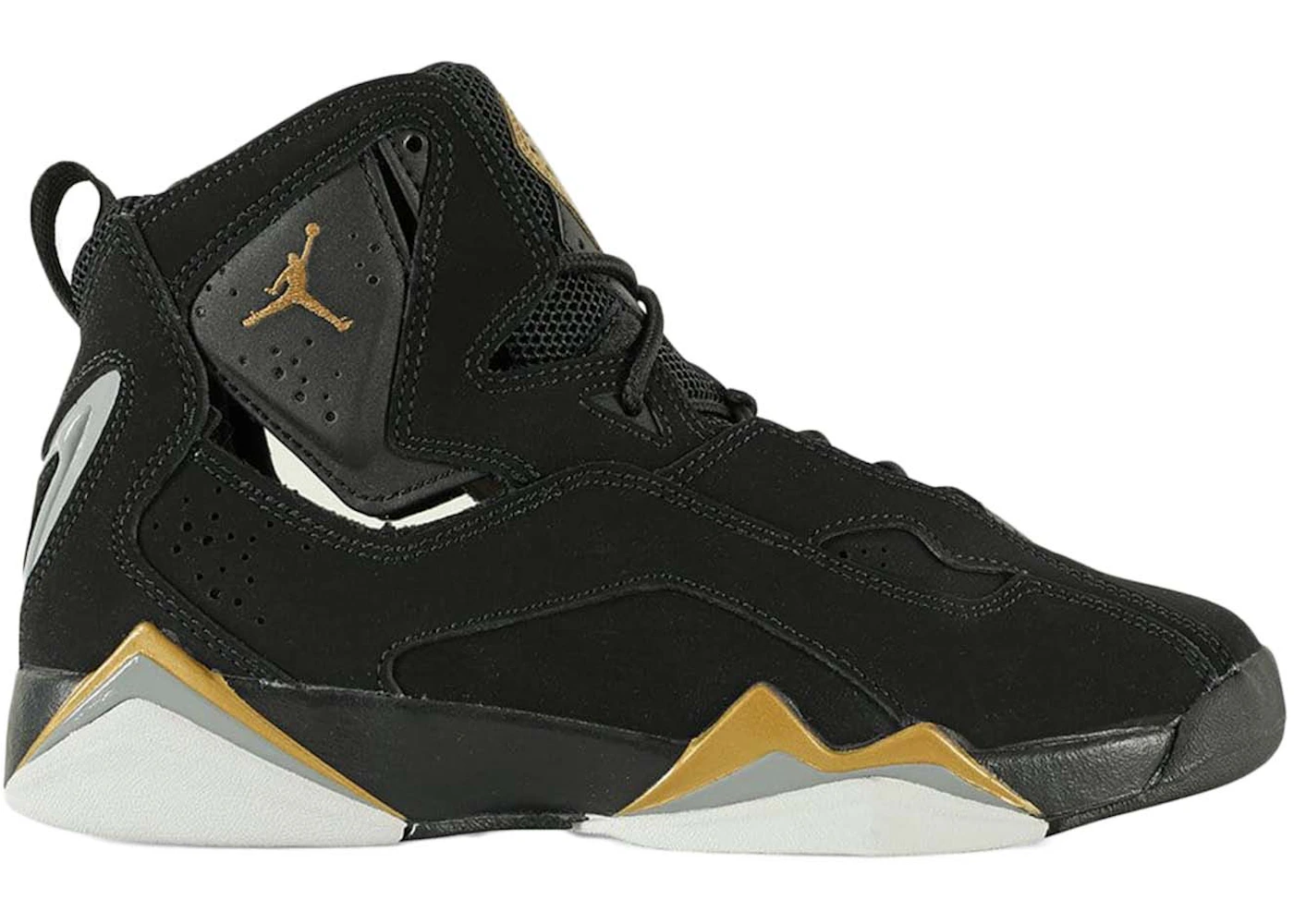 Jordan True Flight Negro Metallic Dorado (para escolares) 343795