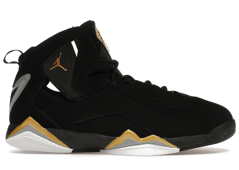 Jordan True Flight Black Metallic Gold Men s 342964 070 US