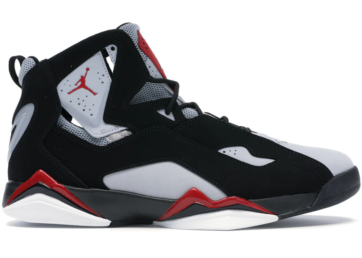 Jordan True Flight Black Varsity Red Wolf Grey Men's 342964-060 US