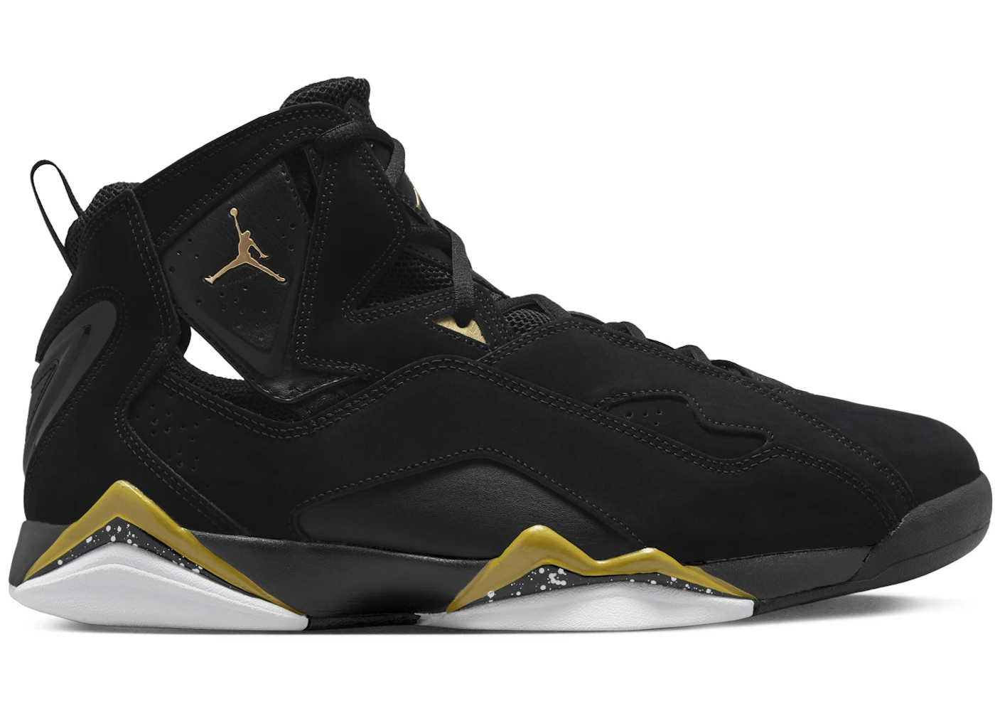 Jordan True Flight Black White Metallic Gold Men's - 342964-072 - US