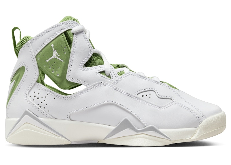 Pre-owned Jordan True Flight Chlorophyll Sneakers In White/sail/lightning
