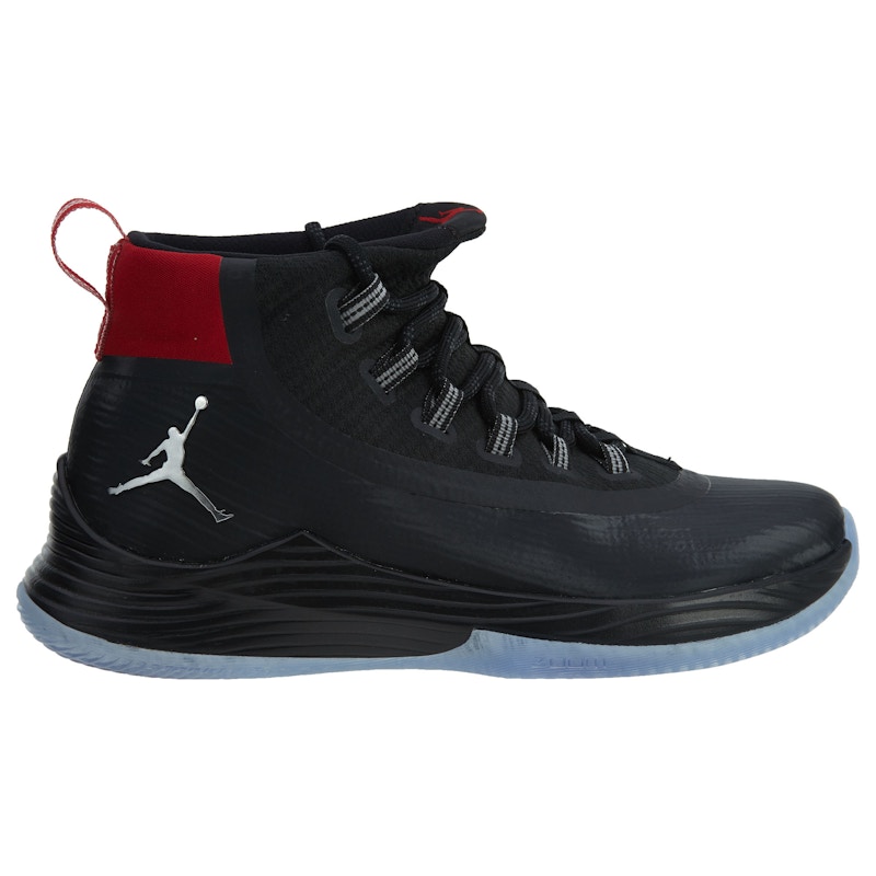 Jordan Ultra Fly 2 Black Metallic Silver Gym Red Hombre 897998 003 MX