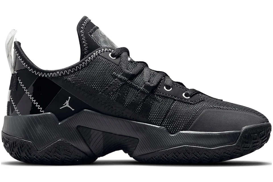 Jordan Westbrook One Take II Black Metallic Silver (GS) Kids' - CZ0840-001 - US