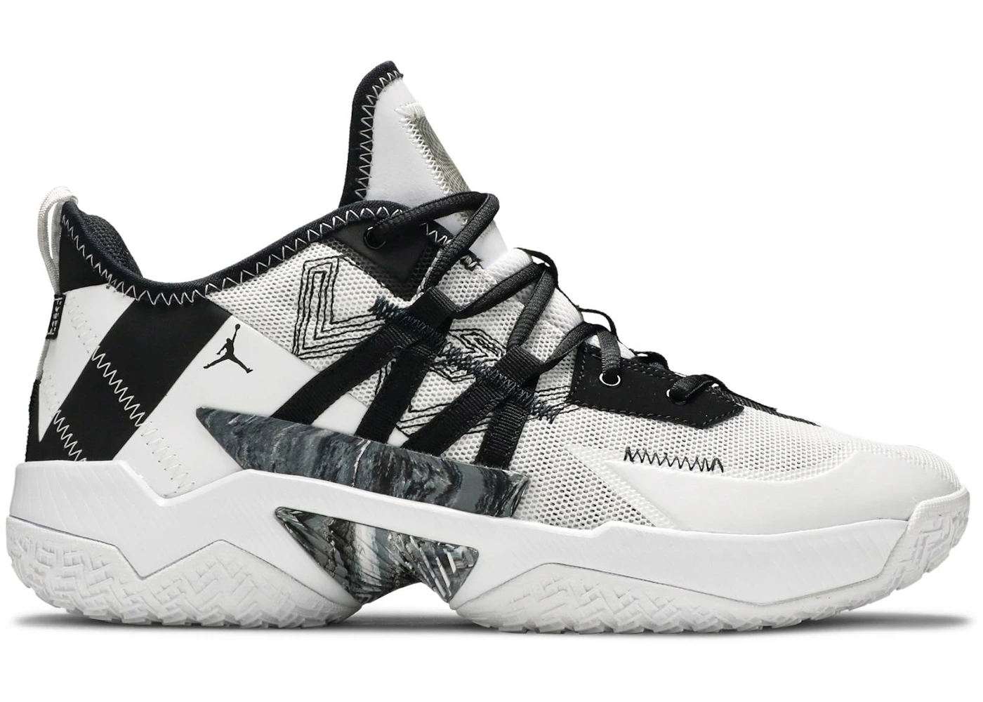 Jordan Westbrook One Take II White Marble Men's CW2457-100 US