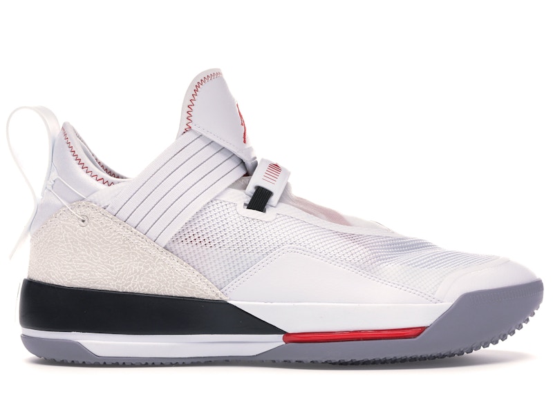 Jordan XXXIII SE White Gym Red Black Men's - CD9560-106/CD9561-106