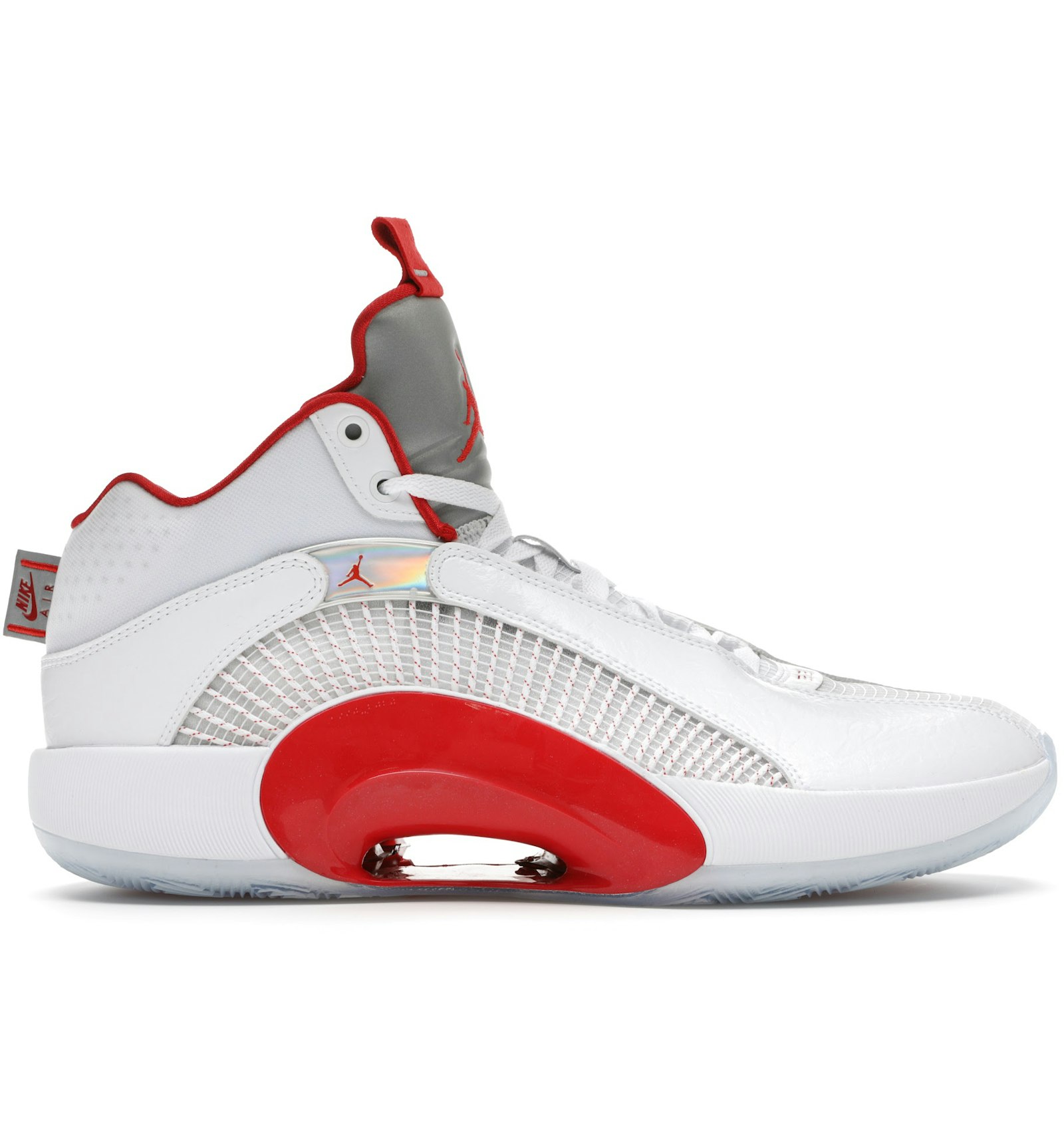 Jordan XXXV Fire Red (Icy Sole)