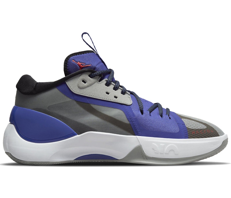 Pre-owned Jordan Men's  Zoom Separate Pf Ultramarine Sneakers In Light Smoke Grey/black/bright Concord