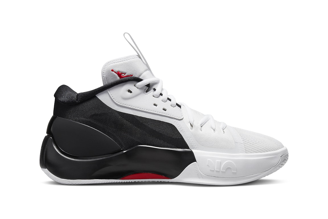 Pre-owned Nike Jordan Zoom Separate White Black Red In White/black