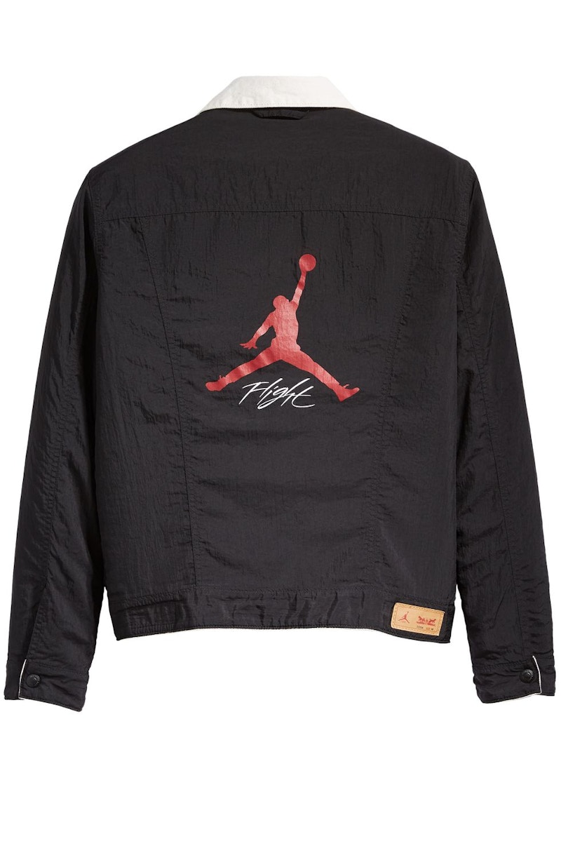 Air jordan x levis reversible trucker jacket sale