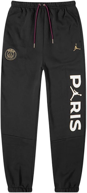 privat Helligdom tjener Air Jordan x Paris Saint-Germain Paris Fleece Pant  Black/Bordeaux/Gold/White - SS22 Men's - US
