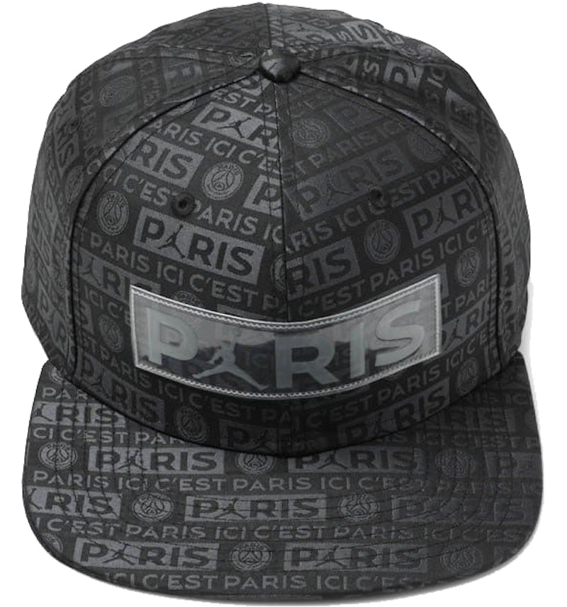 Jordan x Paris Saint-Germain Pro Cap Snapback Black Men's FW21 US