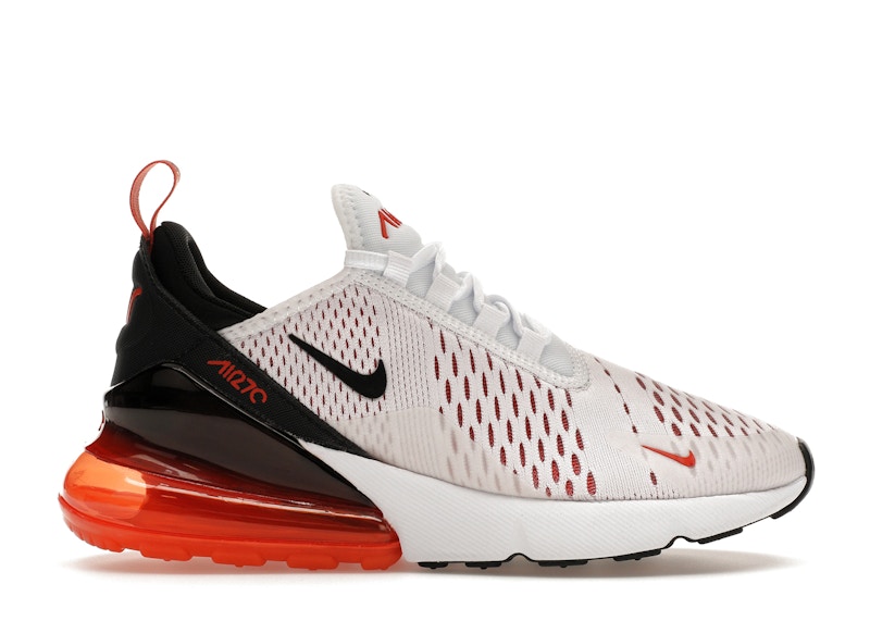 Air max 270 men's white and orange online