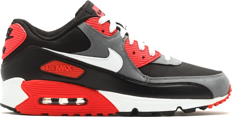 black and red air max 90s