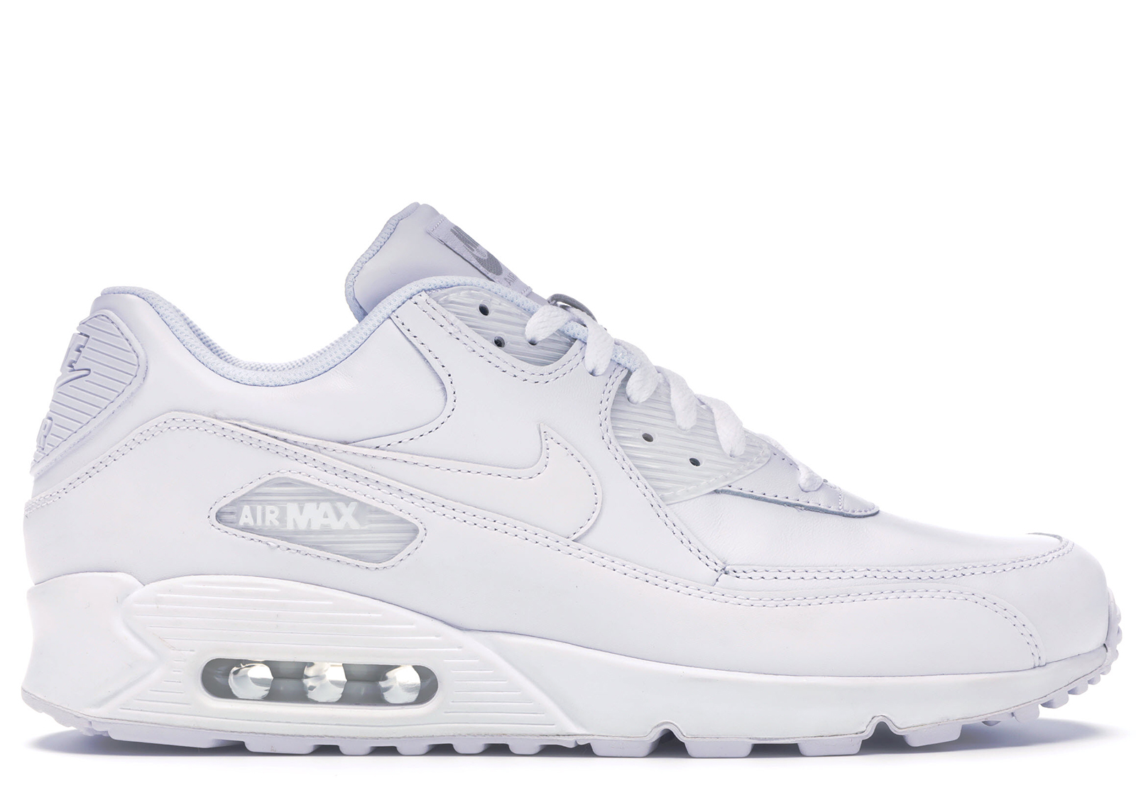air max 90 white leather mens