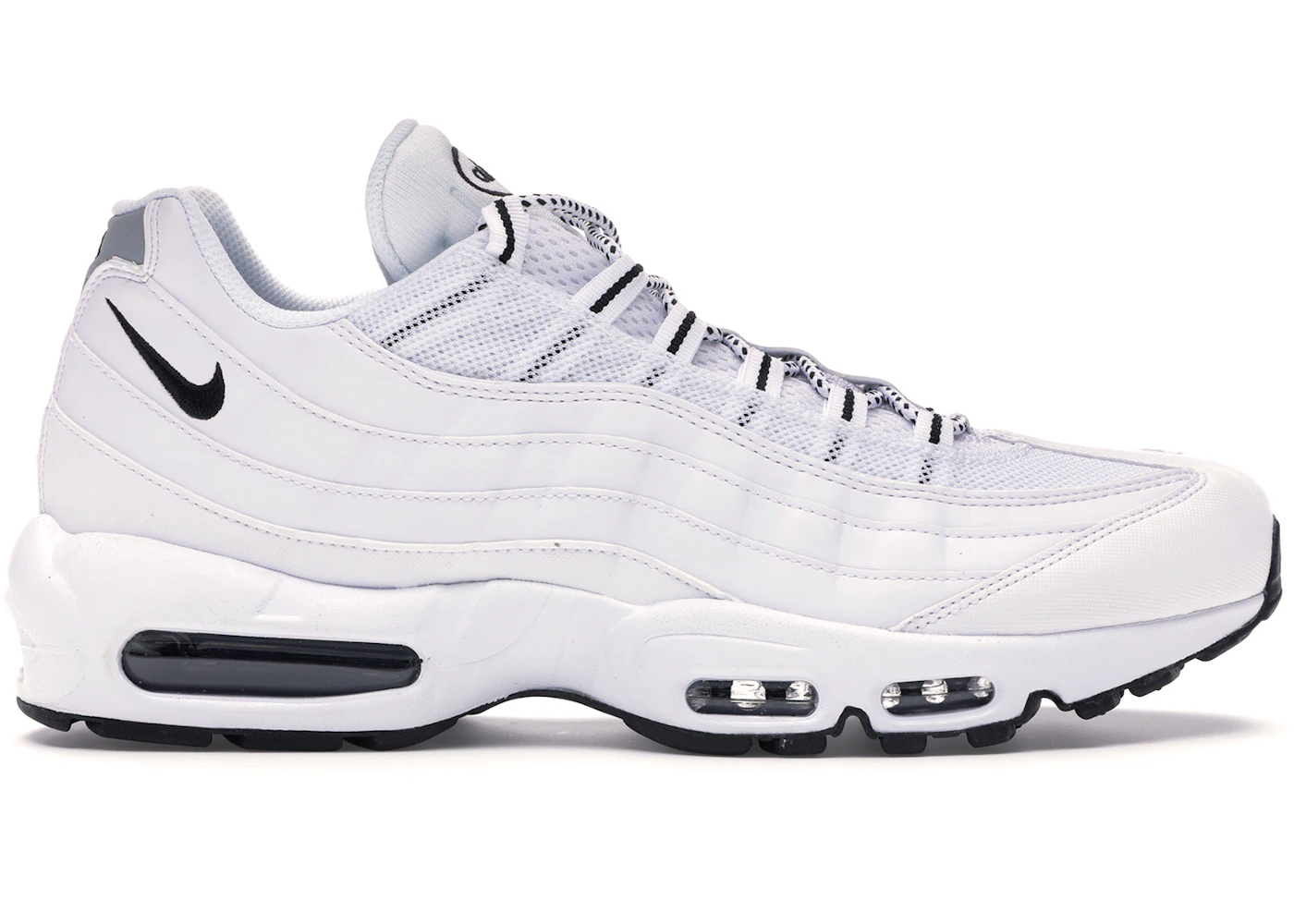 Nike Air Max 95 White Black Men's - 609048-109 - US