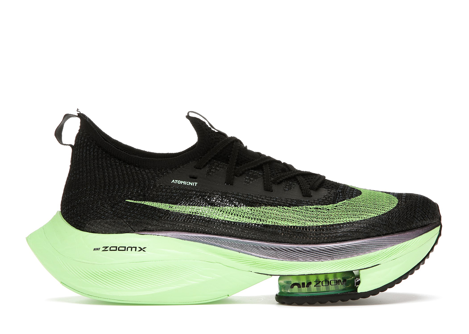 Nike Air Zoom Alphafly Next% Black Electric Green Men's - CI9925 