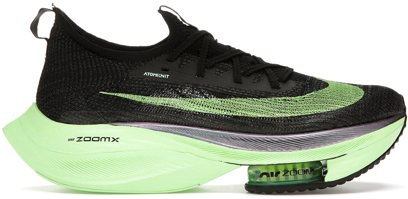 Nike Air Zoom Alphafly Next% Black Electric Green (Women's) - CZ1514 ...