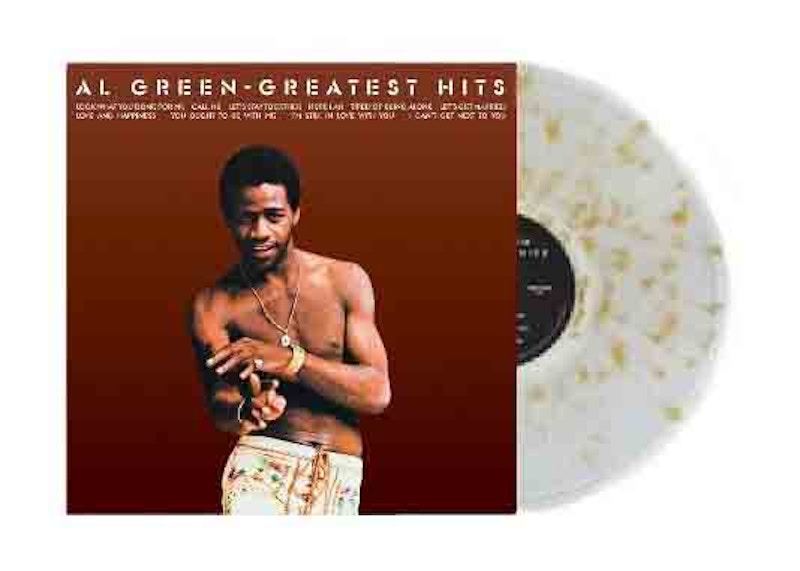 Al Green Greatest Hits Limited Edition LP Vinyl Clear with Gold