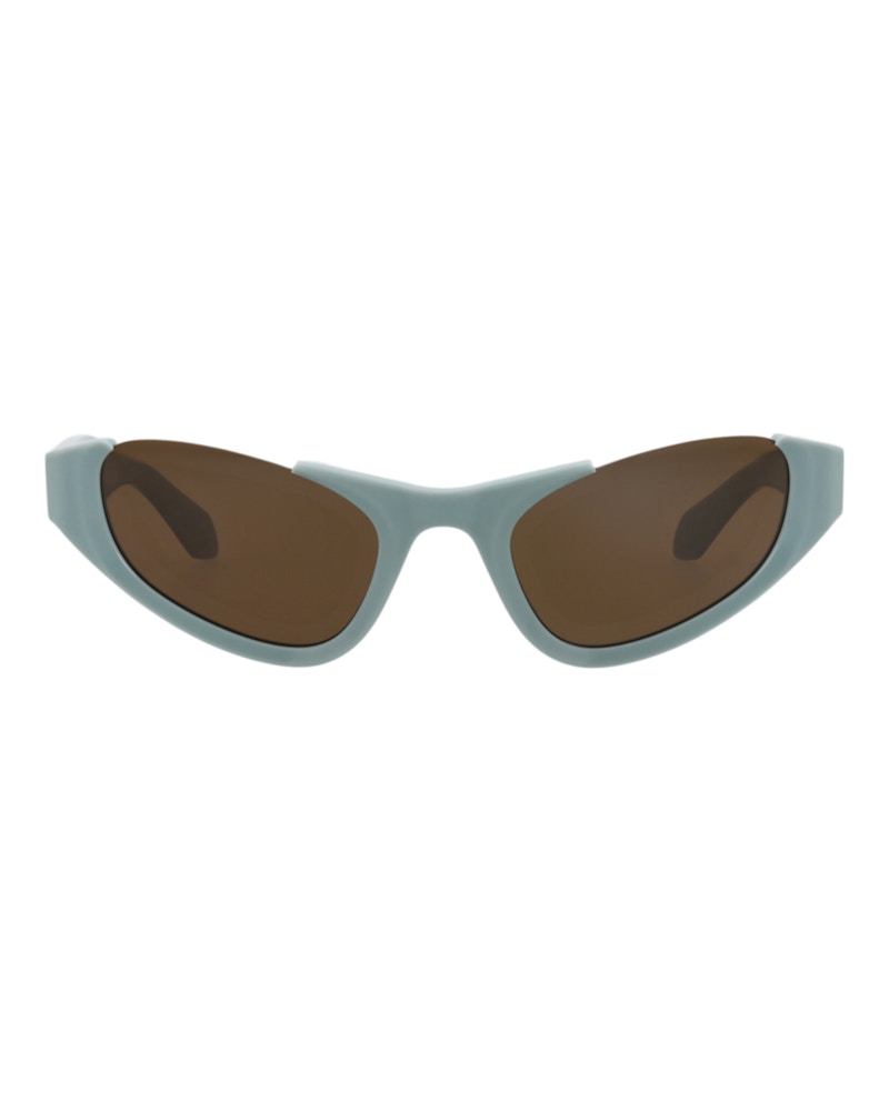 Women's Alaia Cat EyeFrame Recycled Acetate Sunglasses in Light Blue Light Blue Brown (Aa0076S/30015128/004)