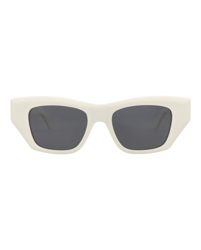 Women's Alaia SquareFrame Recycled Acetate Sunglasses in White White Grey (Aa0074S/30014552/004)