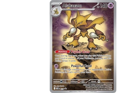 Alakazam 2025 Pokmon Scarlet & Violet Mega Evolution Promos Stamped Promo 9 Ungraded - 2025 - US Alakazam 2025 Pokmon Scarlet & Violet Mega Evolution Promos Stamped Promo 9 Ungraded - 2025 - US