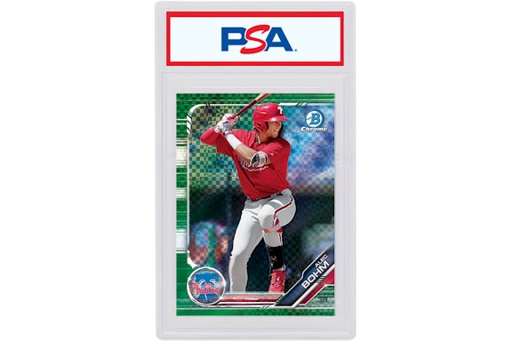Alec Bohm 2019 Bowman Chrome X Green X-Fractor /31 BCP-163 (PSA or BGS Graded)
