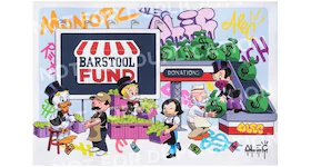 Alec Monopoly Monopz Saves Small Biz Barstool Fund Print (Stencil Signed, Edition of 500)