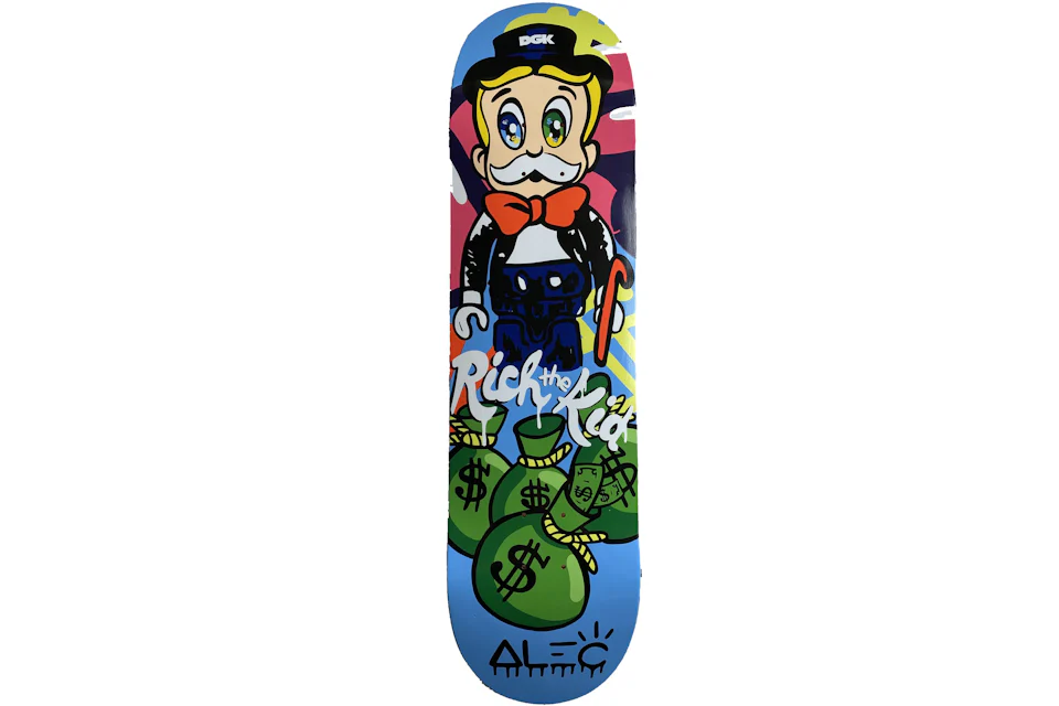 Alec Monopoly x Rich The Kid Limited Edition Skateboard Deck (Unsigned)
