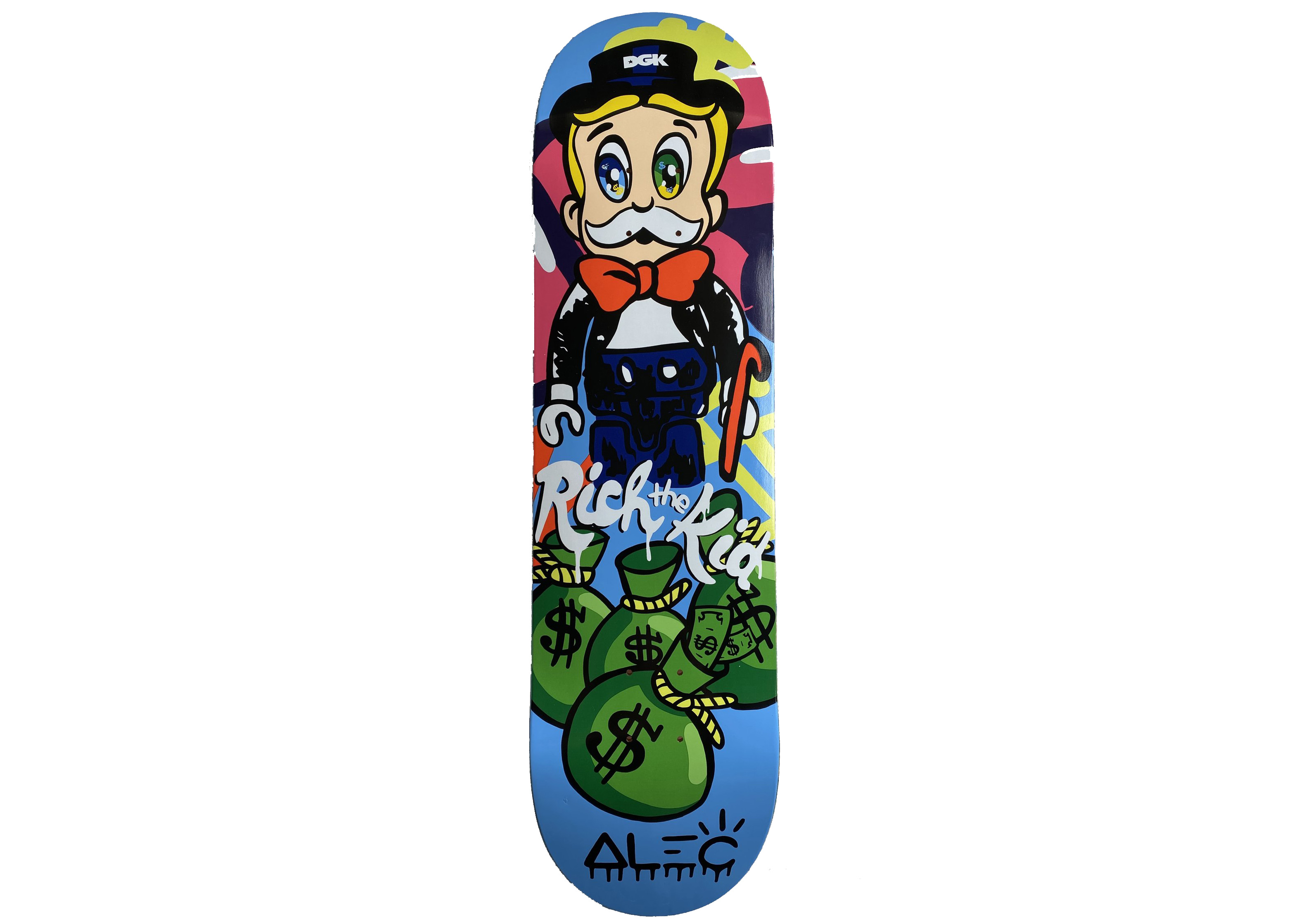 8 Drawing Boards Mongopoly Skateboard Deck 