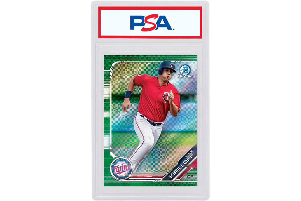 Alex Kirilloff 2019 Bowman Chrome X Green X-Fractor /31 BCP-186
