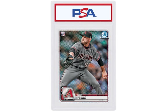 Alex Young 2020 Bowman Chrome X Rookie Green X-Fractor /31 #66 (PSA or BGS Graded)
