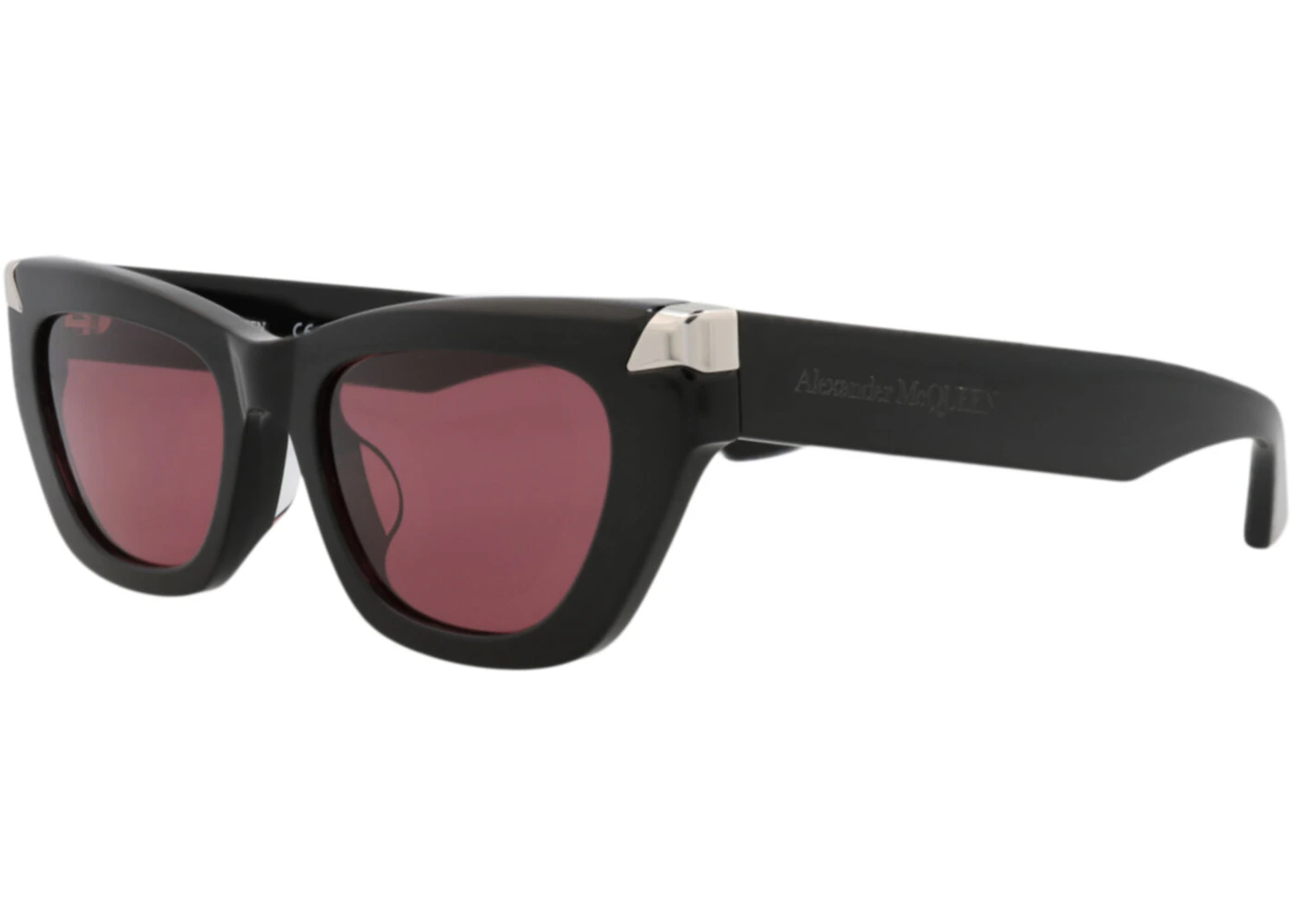 ALEXANDER MCQUEEN オハルフレムサンクラス AM0494SA 002 ALEXANDER MCQUEEN オハルフレムサンクラス AM0494SA 002