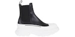 Alexander McQueen Chelsea Tread Ankle Boot Black White (Women's)