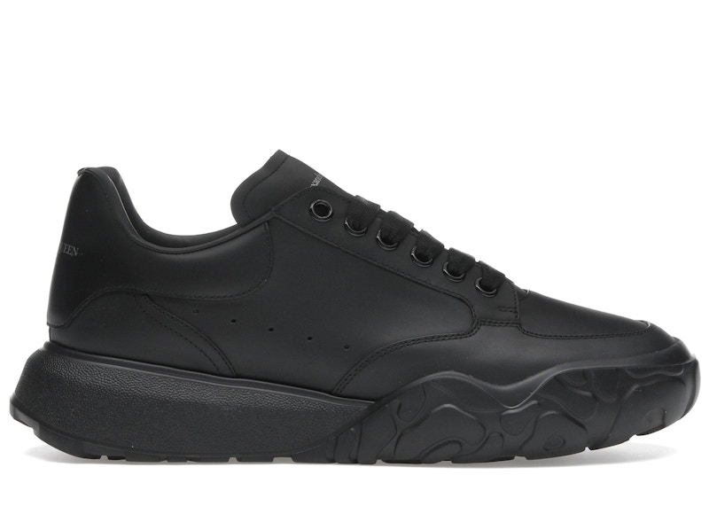 Alexander McQueen Court Trainers Black Men's