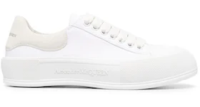 Alexander McQueen Deck Skate Plimsoll Lace-Up White White