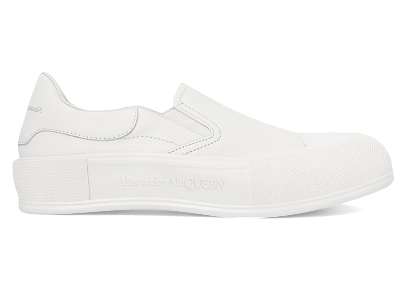 Alexander McQueen Deck Skate Plimsoll Slip-On Triple Optic
