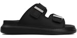 Alexander McQueen Hybrid Double Buckle Sandal Black