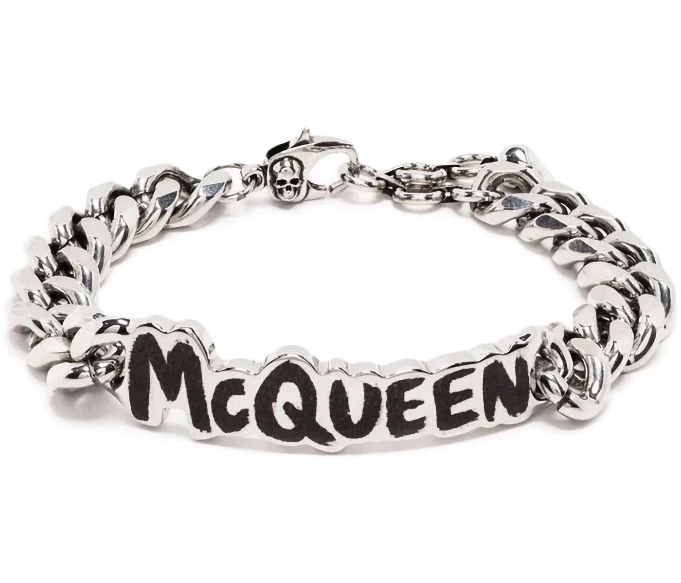 Alexander McQueen skull-charm slip-on Bracelet - Farfetch