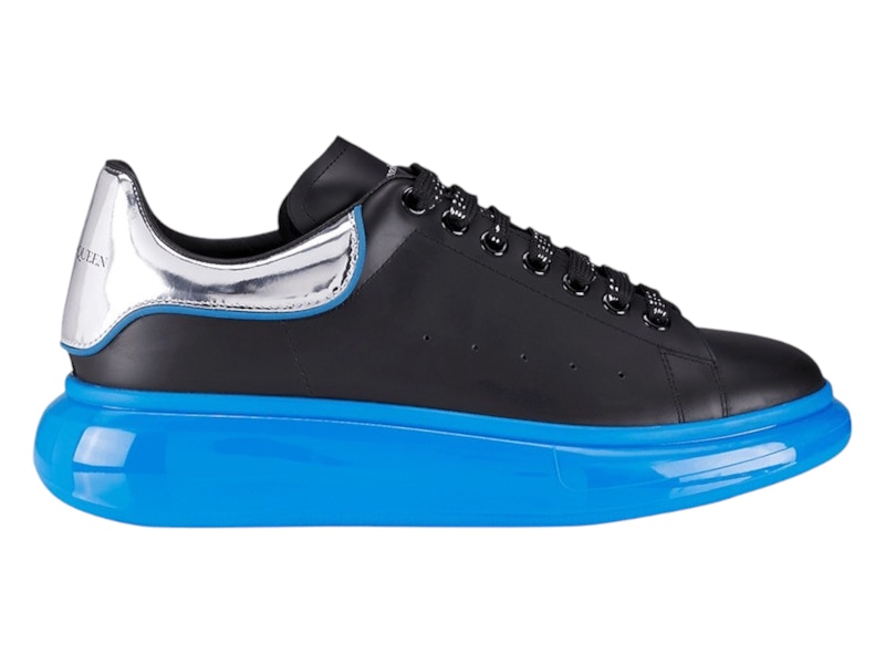 Pre-owned Alexander Mcqueen Men's  Oversized Sneakers In Black/blue/silver