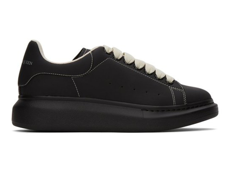 Alexander mcqueen oversized hot sale sneaker black and white