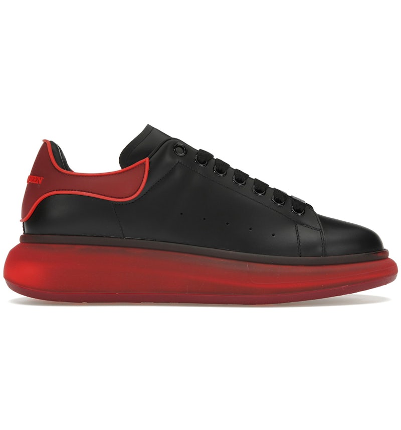 Alexander McQueen Oversized Black Red Translucent Sole Men's