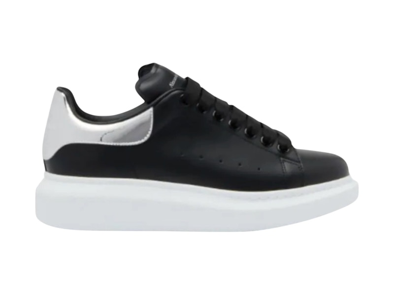 Alexander McQueen Oversized Black Silver White (Women's Alexander McQueen Oversized Black Silver White (Women's