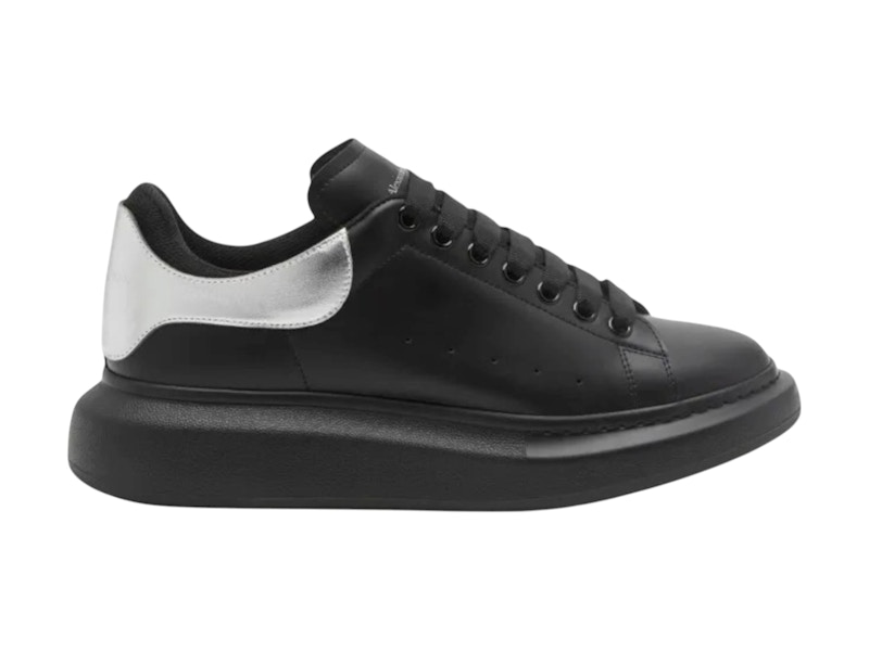 Alexander McQueen Oversized Black Silver メンズ
