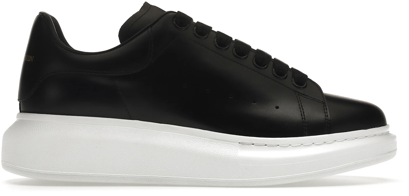 Alexander McQueen Women&s Leather Sneakers - White Black Pearl, 11 US