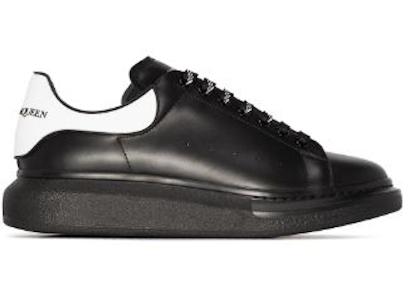 Alexander mcqueen oversized sneaker black sales and white