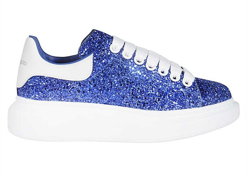 Alexander mcqueen blue cheap glitter sneakers