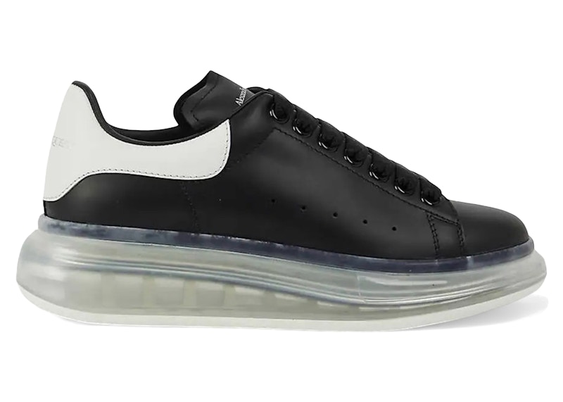 Alexander McQueen Oversized Clear Sole Black White Men's
