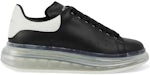 Alexander McQueen Oversized Clear Sole Black White
