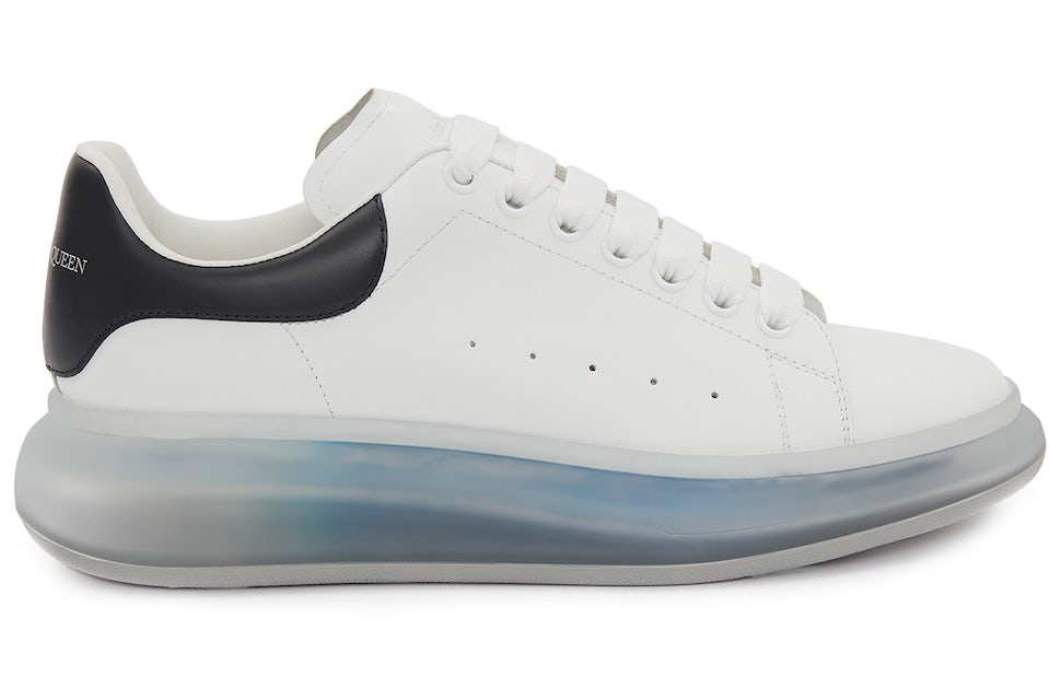 Alexander McQueen Oversized Clear Sole White Navy Blue Men's -  709817WICY19095 - US